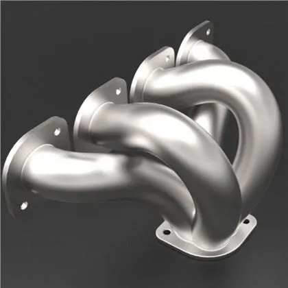 Manifold Ekzos Automotif Cetakan 3D Titanium